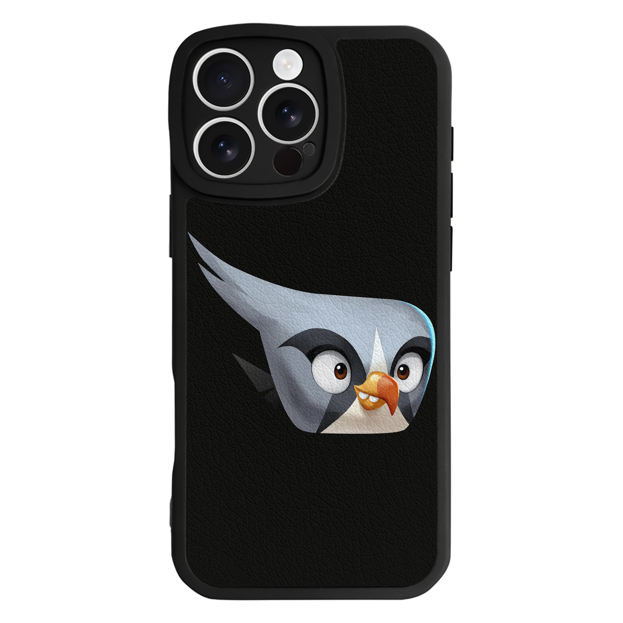 （画像用） Angry Birds アングリーバード 【iPhone 16シリーズ対応】シリコンスマホケース（レザー調） 材質：シリコン